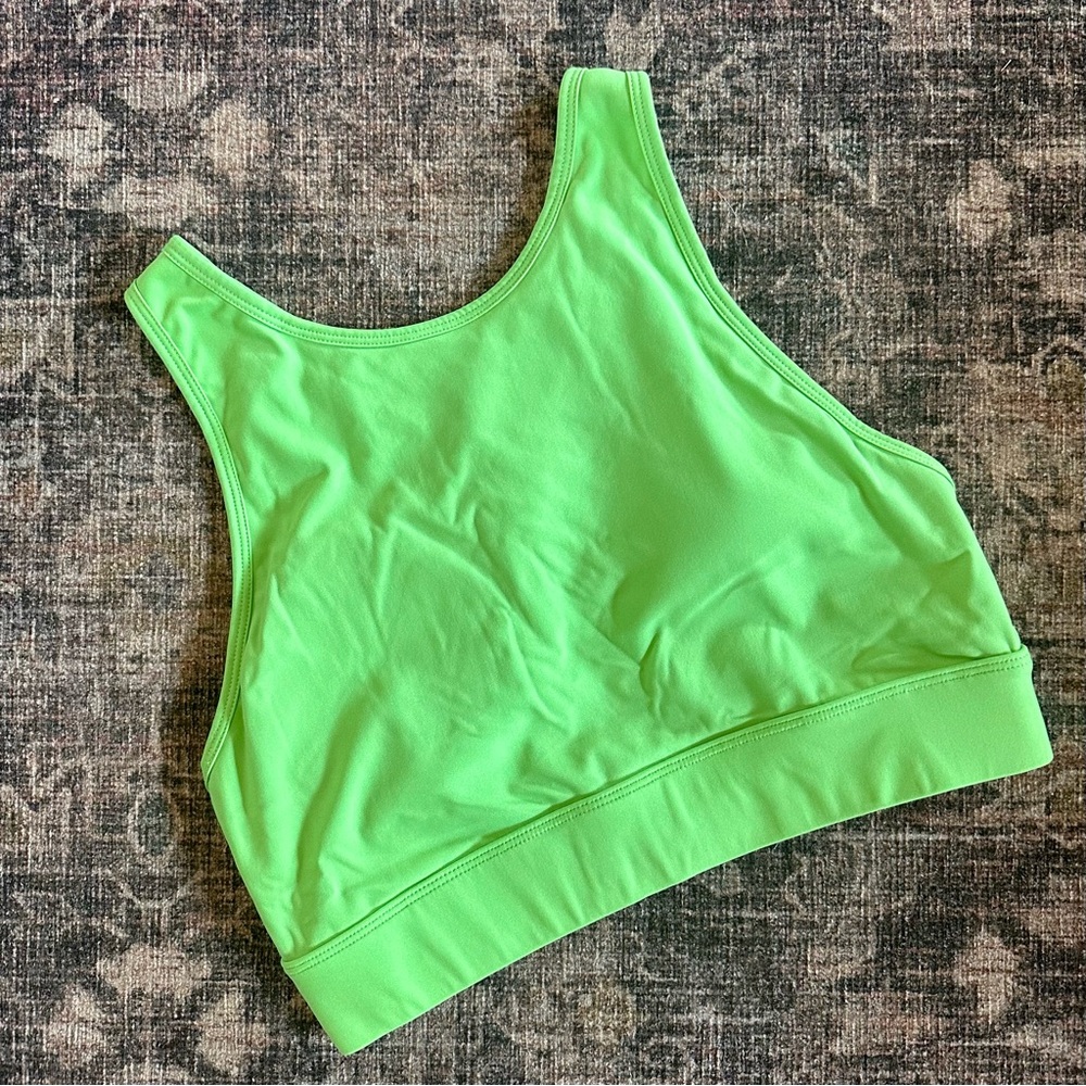 Fabletics Neon Green Sports Bra | High Impact | Women’s M